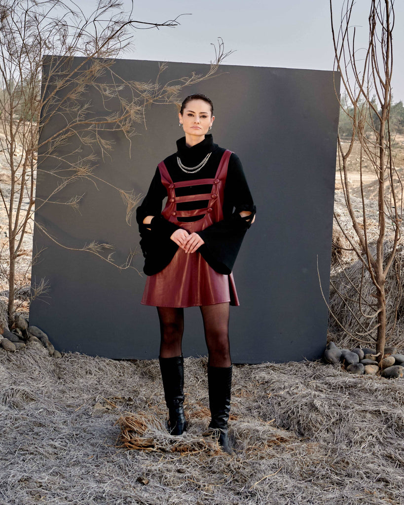 Fastener Dress Coverup mamzi 