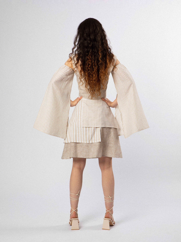 Tiles Patterned Skirt Skirt MAMZI 