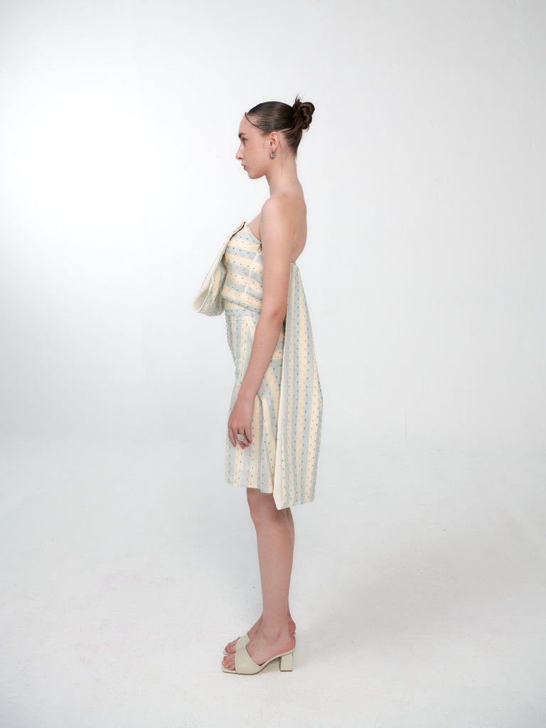 Embroidered Striped Shorts mamzi 