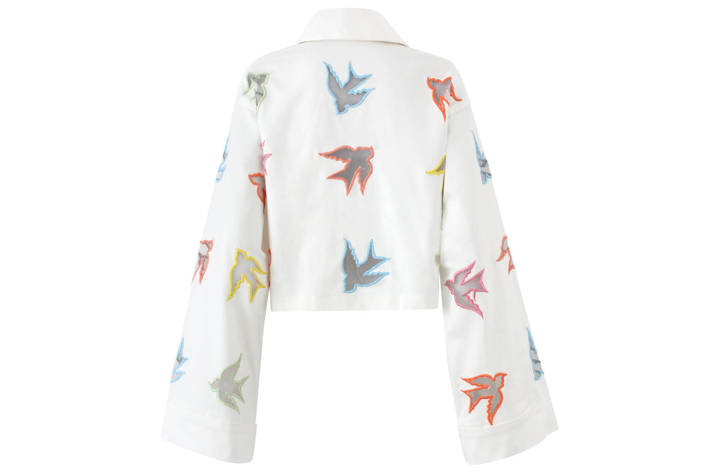 Birds Crop jacket jacket mamzi 