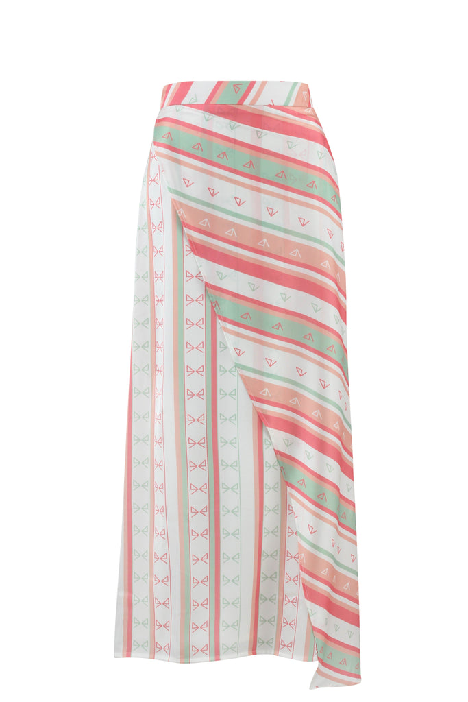 Multi Striped Bows Skirt mamzi 