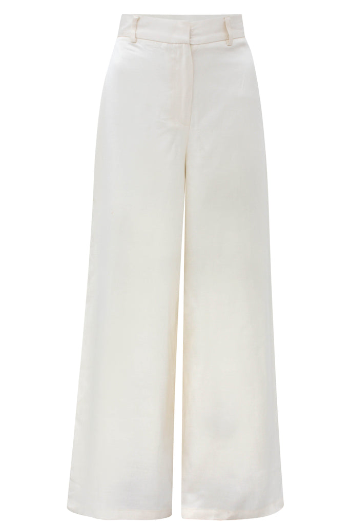 Linen High-Waisted Pants mamzi 