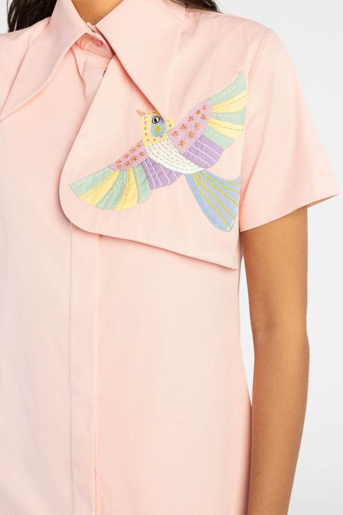 Swallow Shirt Dress Shirt Dress mamzi 