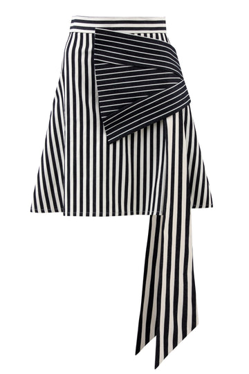 Striped Bow Skirt mamzi 