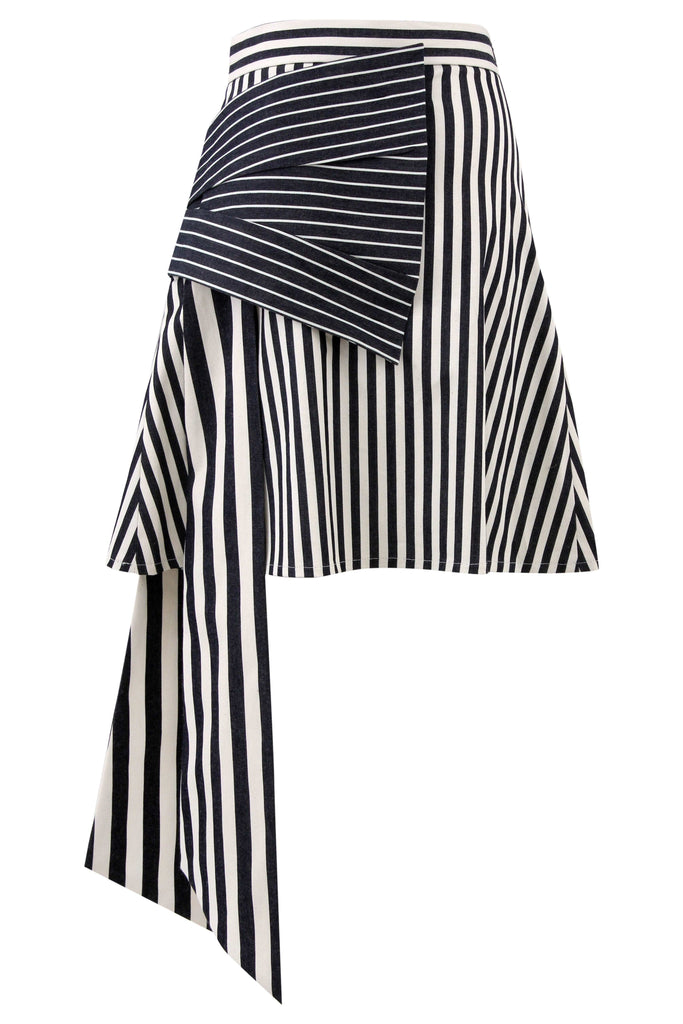 Striped Bow Skirt Skirt mamzi 