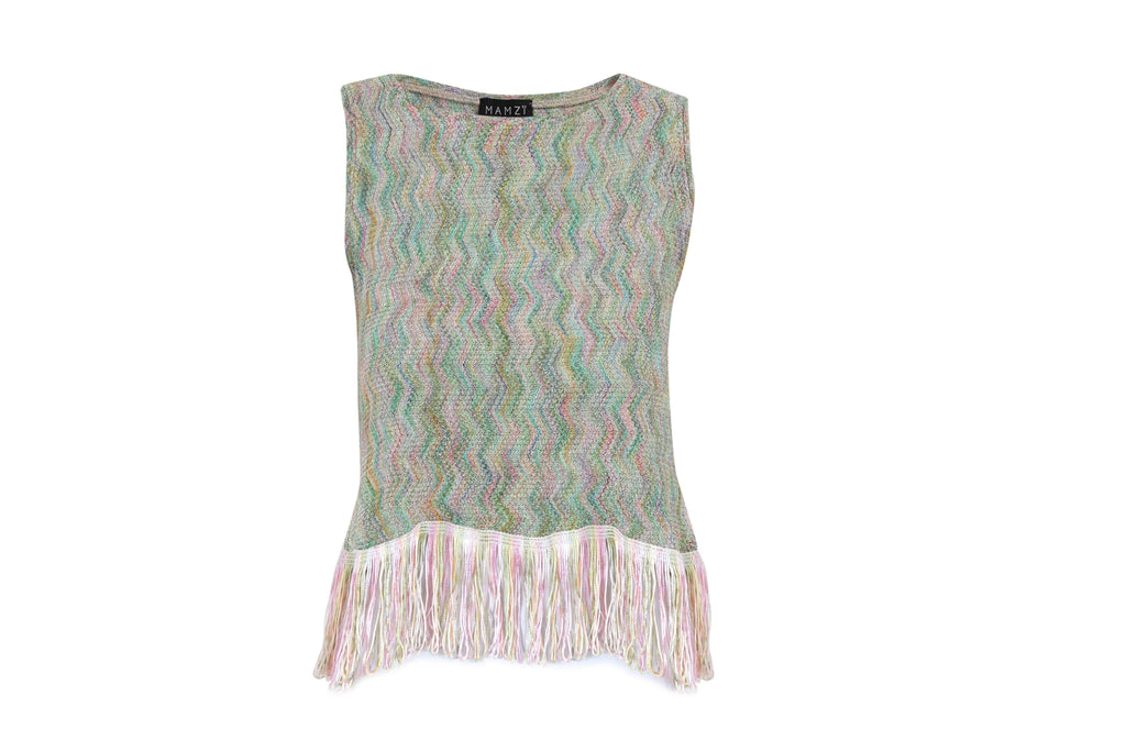 Tassels Hues Top Top MAMZI X Small Green 