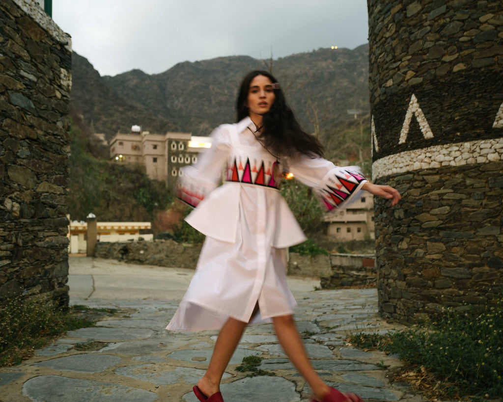 Assiri Shirt Dress shirt dress MAMZI 