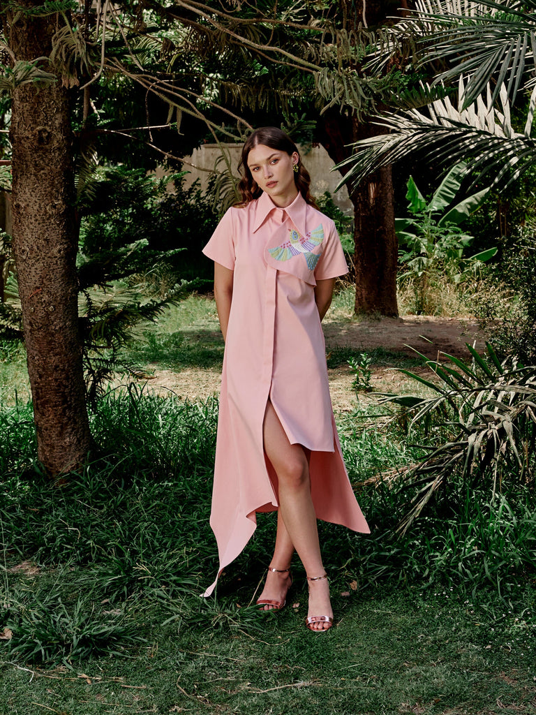 Swallow Shirt Dress Shirt Dress mamzi 