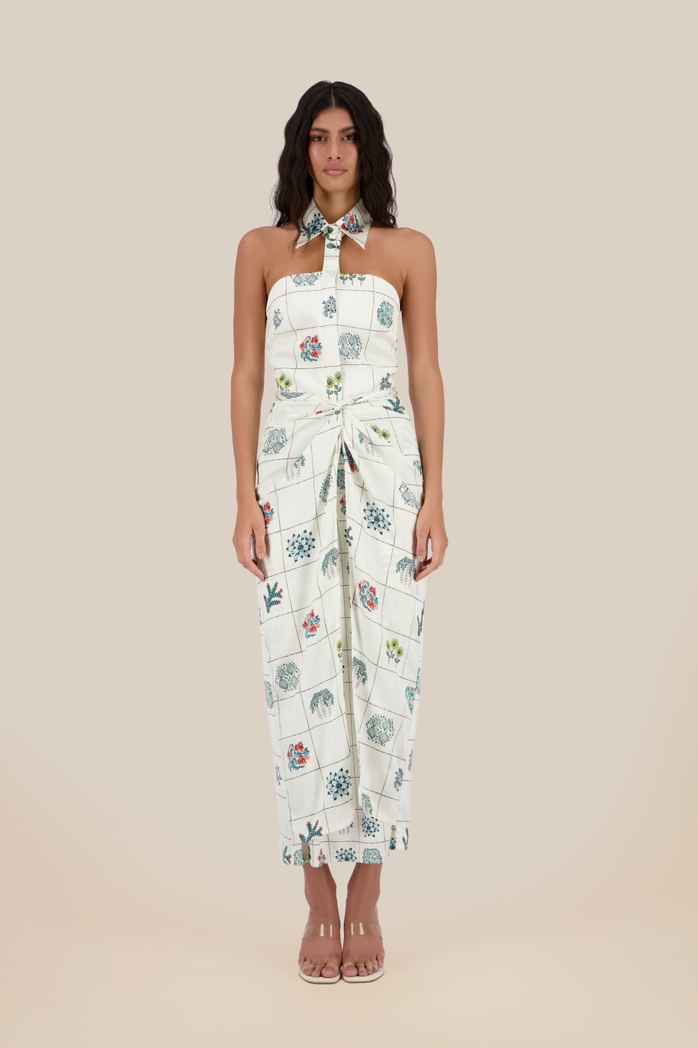 Mosaic Draped Skirt