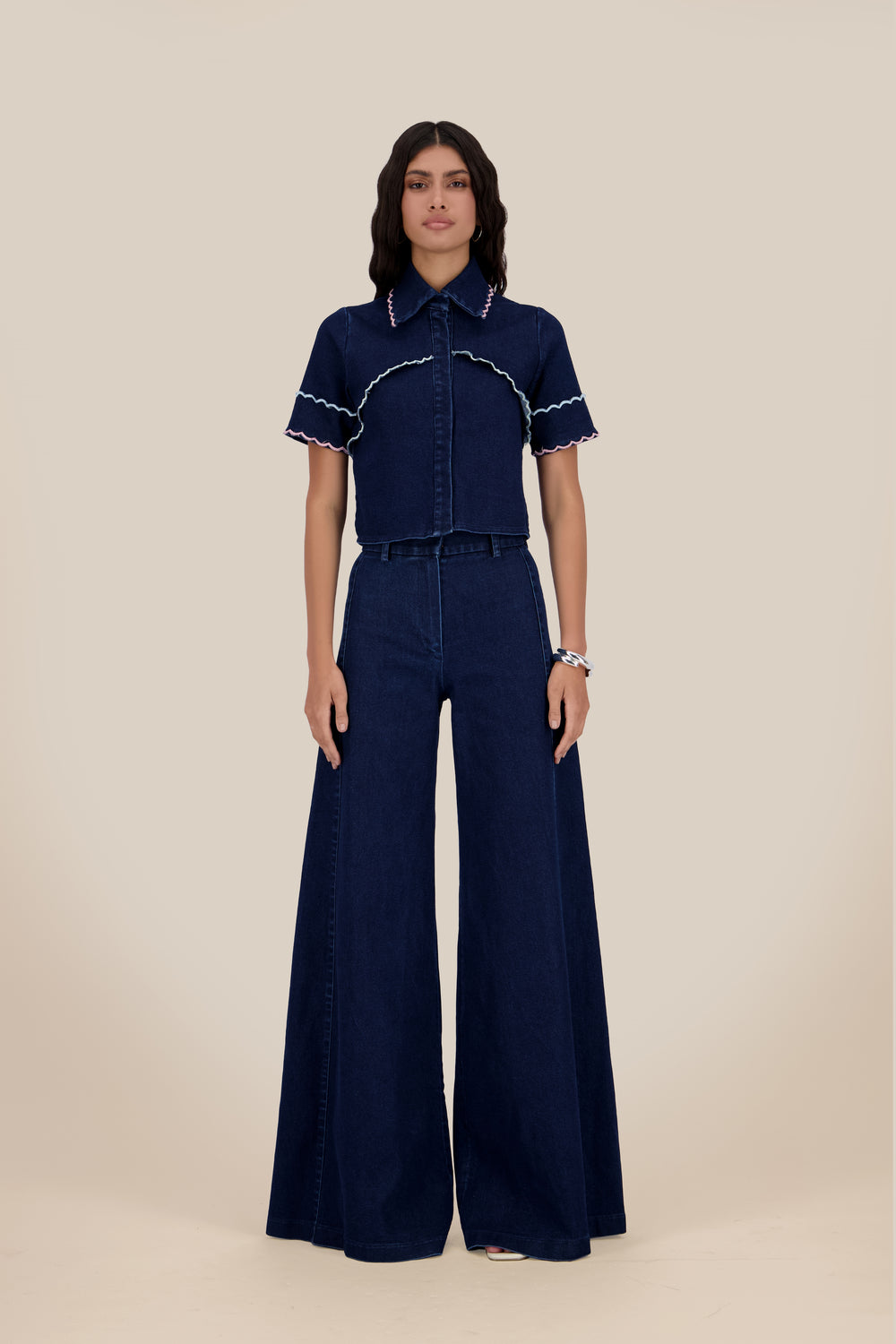 Wadi Wide Denim Pants