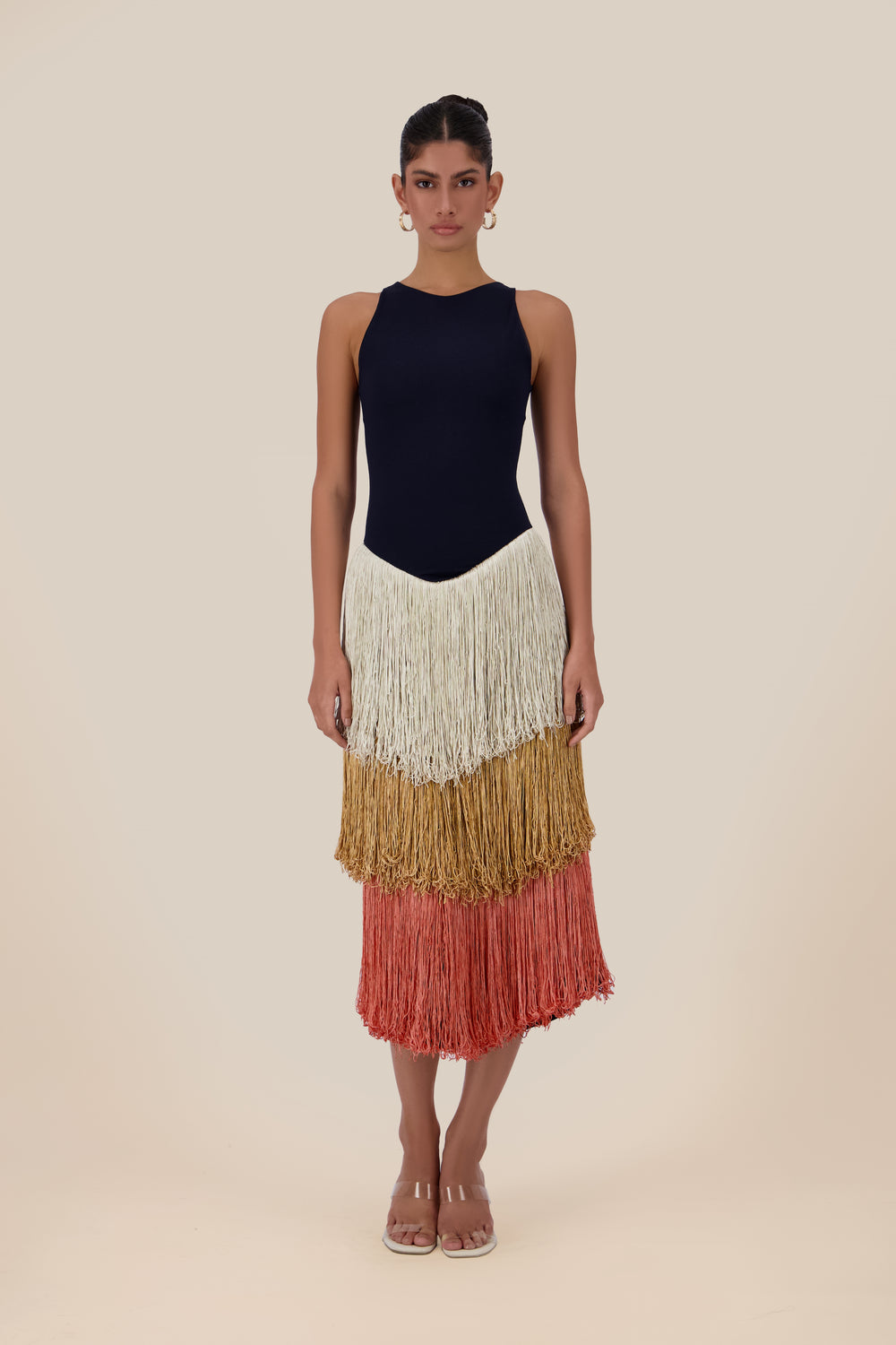 Sunset Fringe Dress