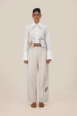 patchwork pants
