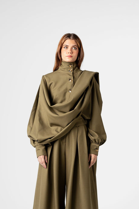 Arno Plain Blouse - mamzi
