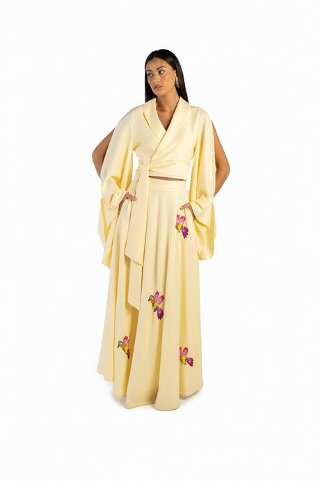 Embroidered Sunbird Skirt - mamzi