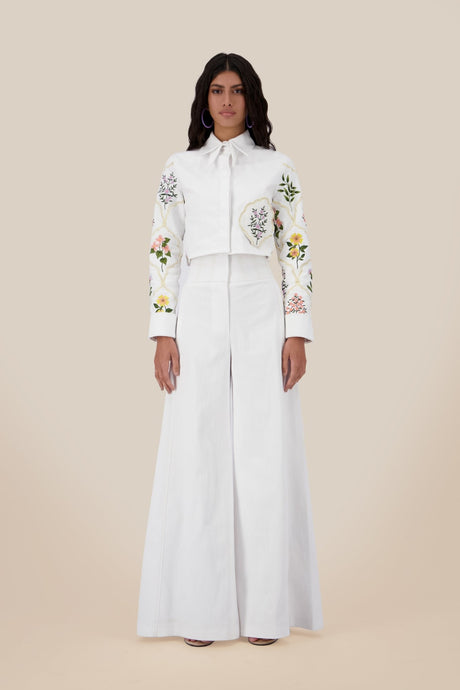 Fayoum Garden Wide-Leg Pants - mamzi