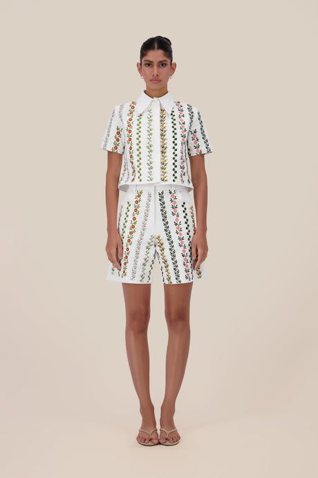 Field Embroidered shirt - mamzi