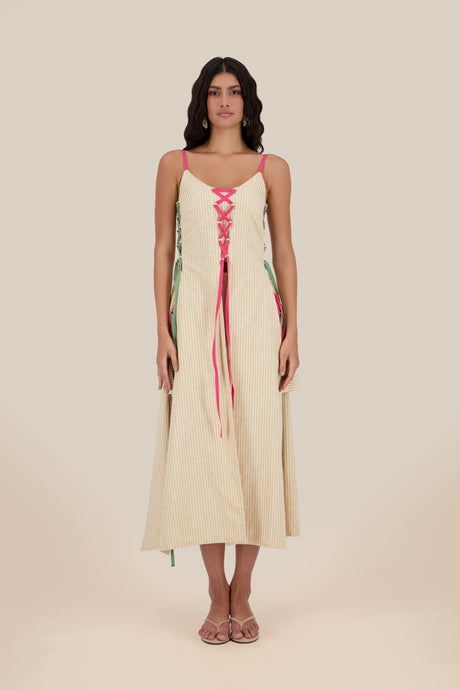 Loom Lace-Up Top - mamzi