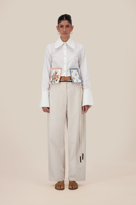 patchwork pants - mamzi