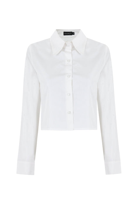 Plain white shirt - mamzi
