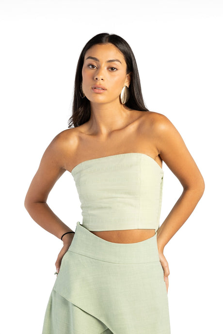 Sage Tail Bandeau - mamzi