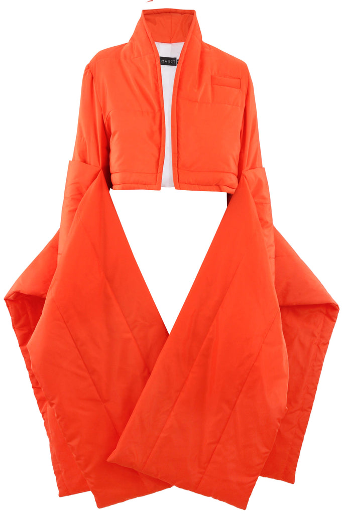 Zaandam jacket Jacket MAMZI One-size Orange quilted waterproof fabric