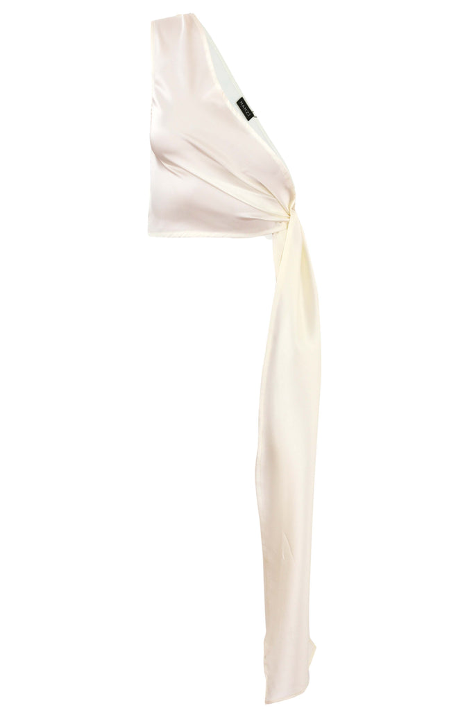 One Shoulder Coverup Coverup MAMZI One Size White 