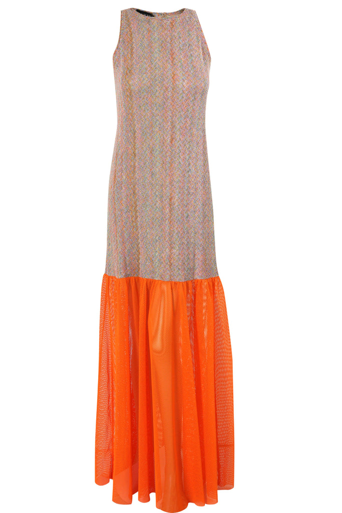 Saturation Dress Dress MAMZI Small Multicolor orange base 