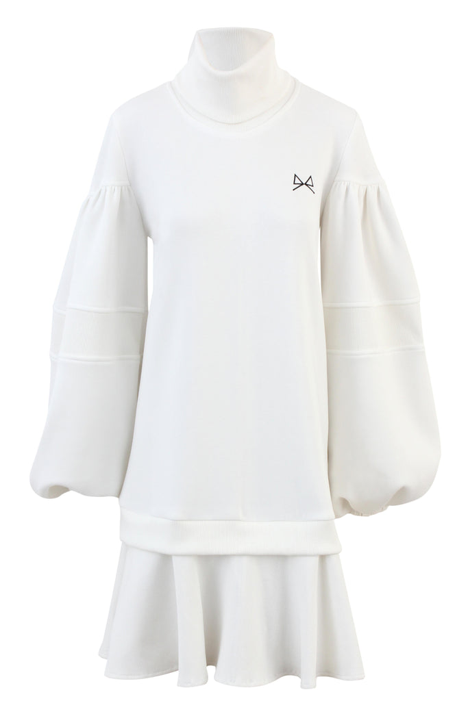 Signature Oversized Sweatshirt Dress Dress MAMZI S/M White 