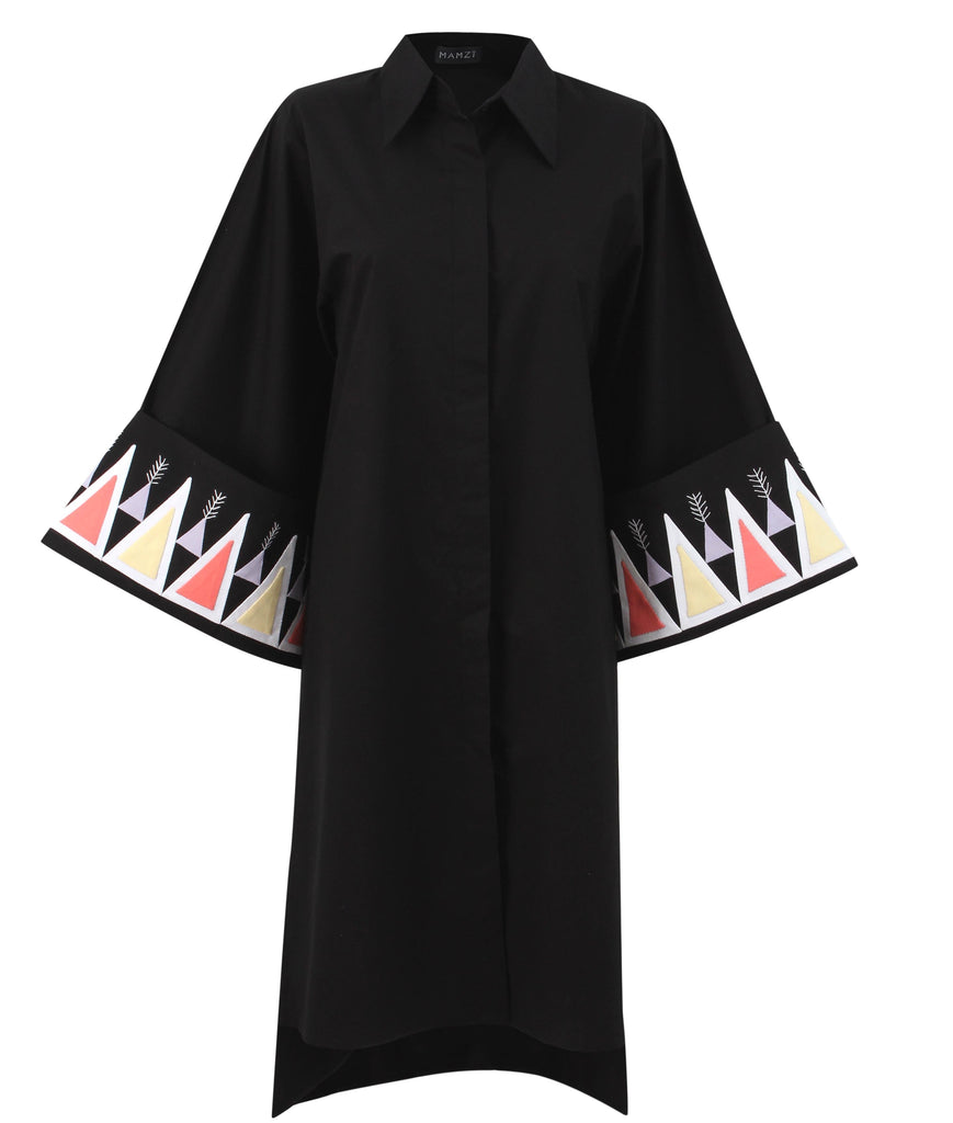 Assiri Shirt Dress shirt dress MAMZI One Size Black 