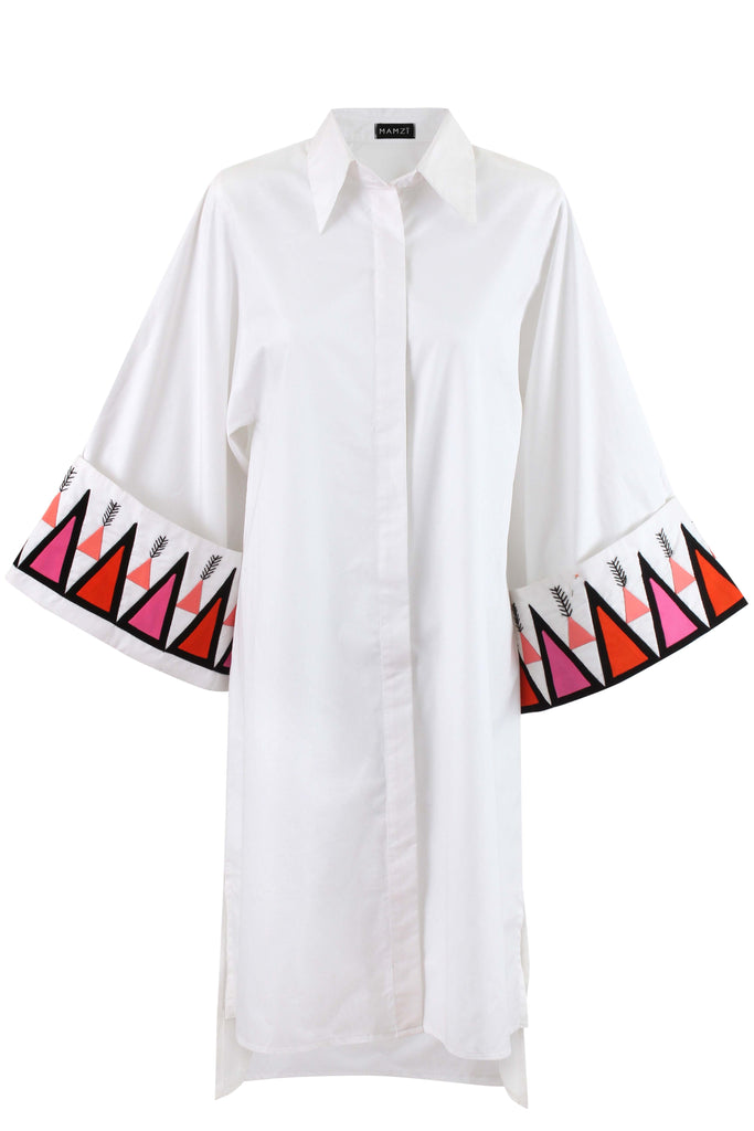 Assiri Shirt Dress shirt dress MAMZI One Size White 