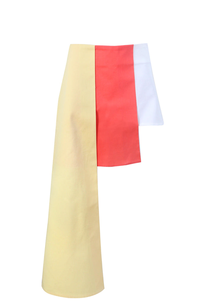 Rectangle Top / Skirt top/skirt MAMZI One Size Yellow/Peach/White 