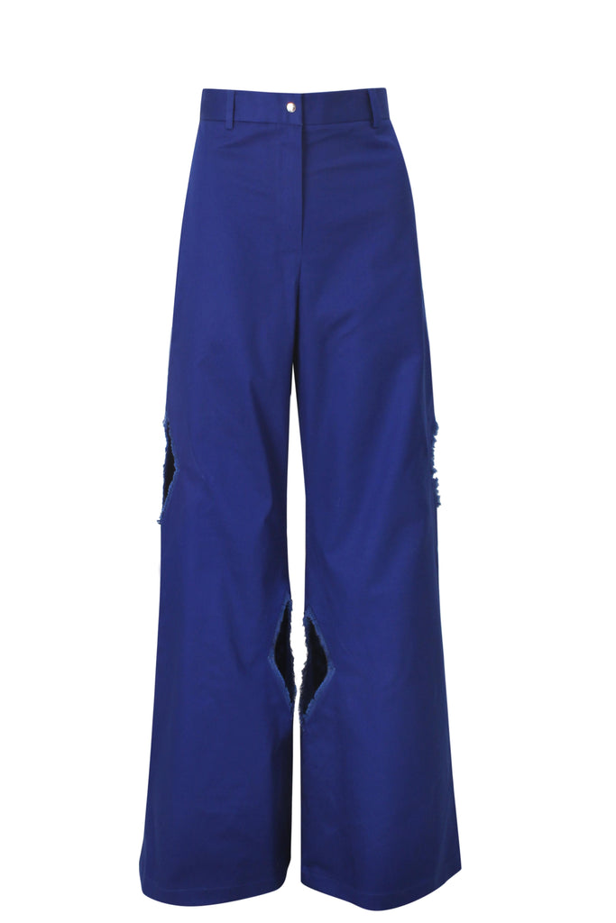 Cutout Triangle Pants pants MAMZI 36 Blue 