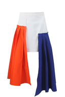 Nadeer Skirt with Two Pleated Sides - mamzi