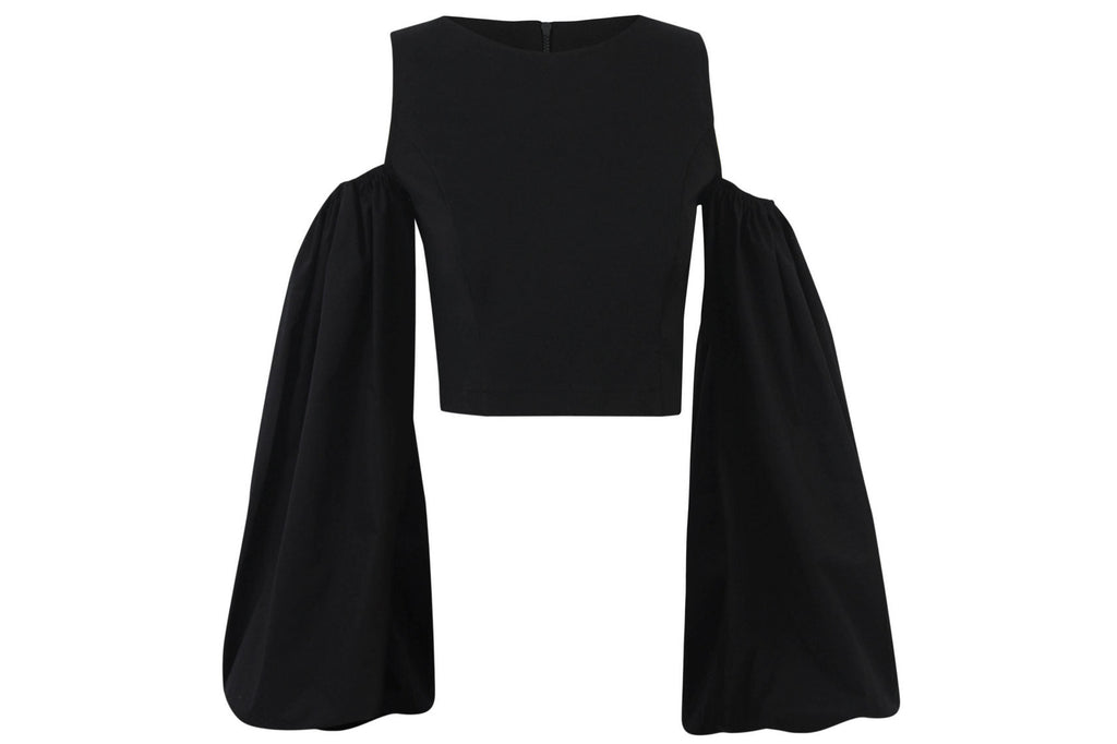 Puff Sleeves Top Top MAMZI X Small Black 