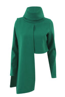 Sided turtelneck top - mamzi
