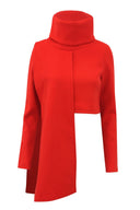 Sided turtelneck top - mamzi